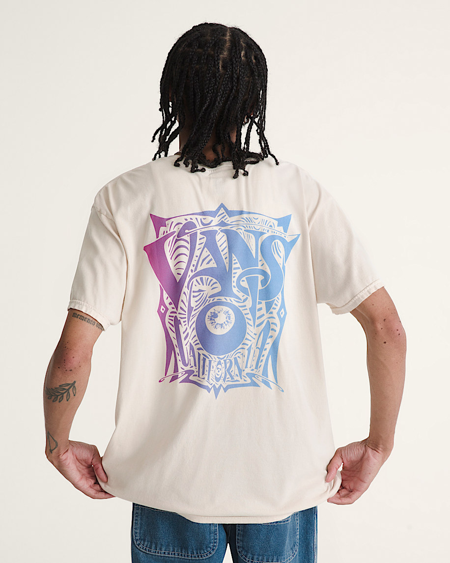 Waffle Shop Optic Eye TShirt VANS Marshmallow White ALT3