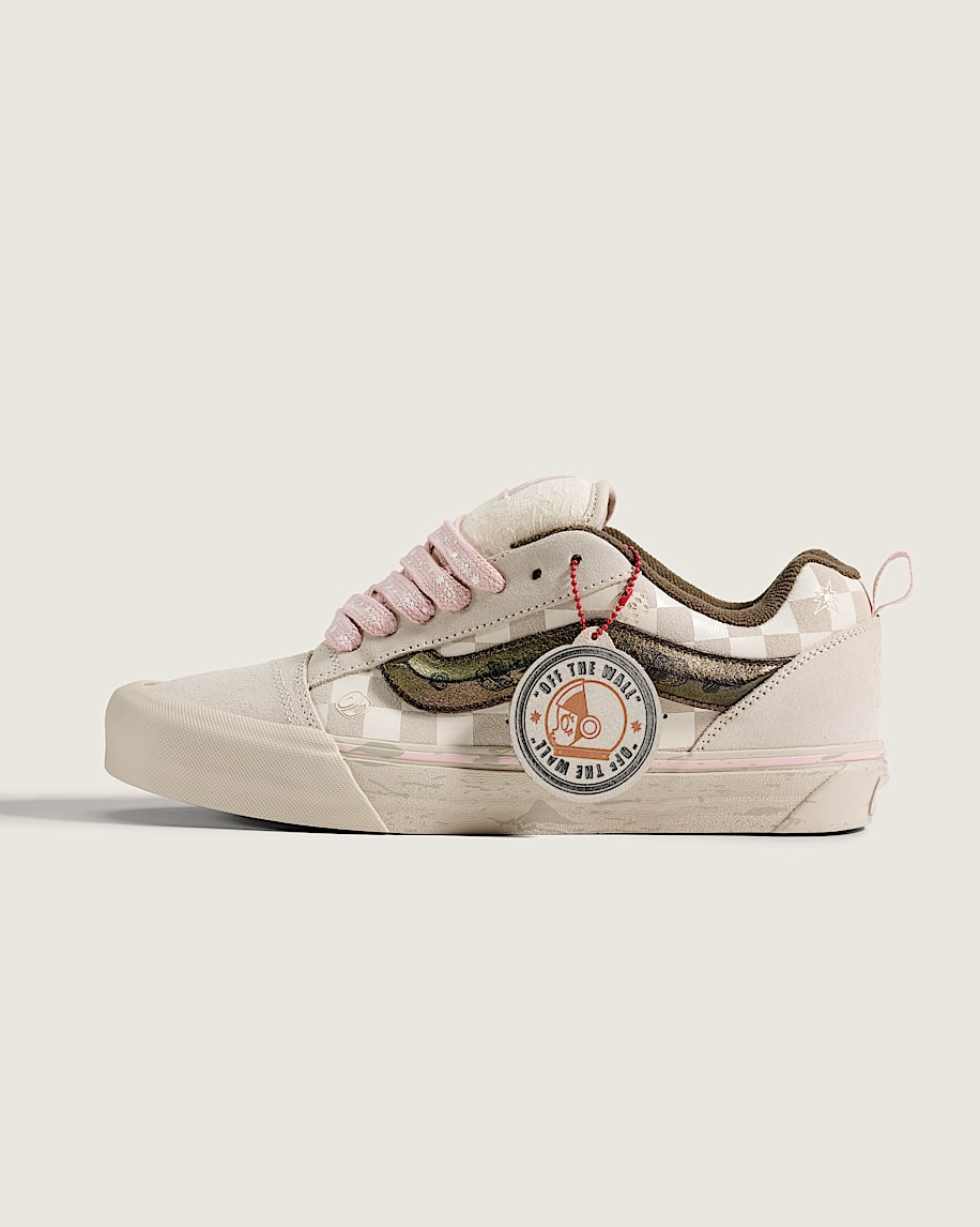 VANS x SPACE MOLLY Knu Skool Shoe in Space Molly Oatmeal Beige
