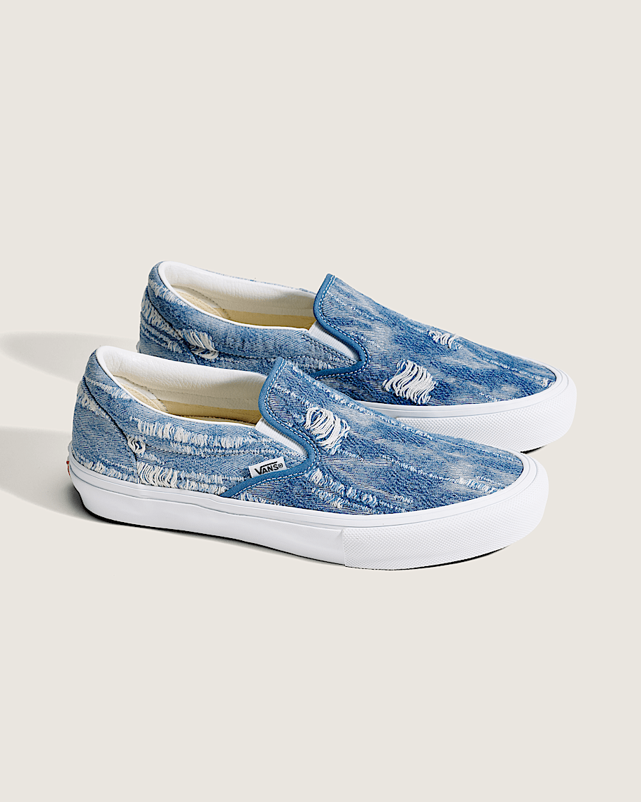 Van Doren Approved Skate Slip-On Denim Shoe - 2