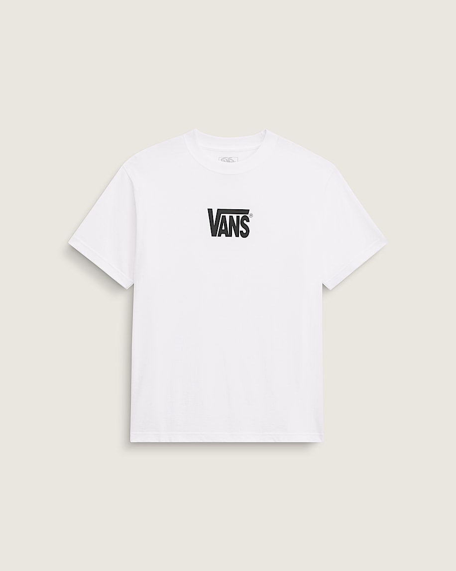 Stretch Logo TShirt VANS White  Black HERO