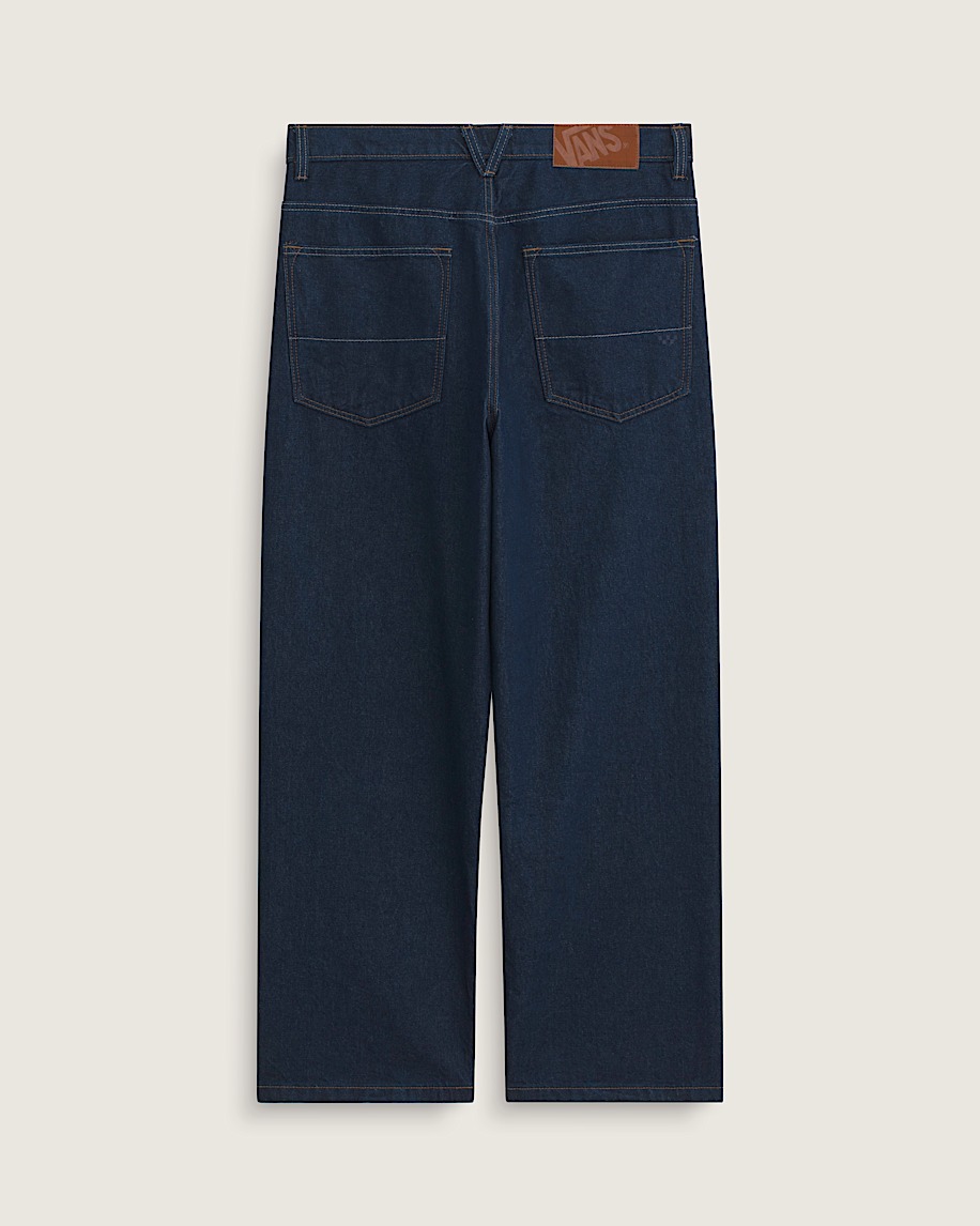 Premium Check-5 Loose Denim Pants - 2