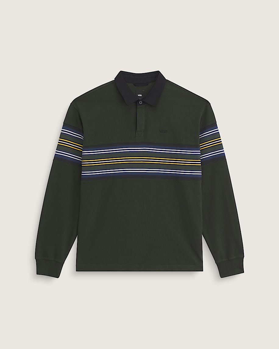 Surge Rugby Long Sleeve Shirt VANS Dried Kelp Green HERO