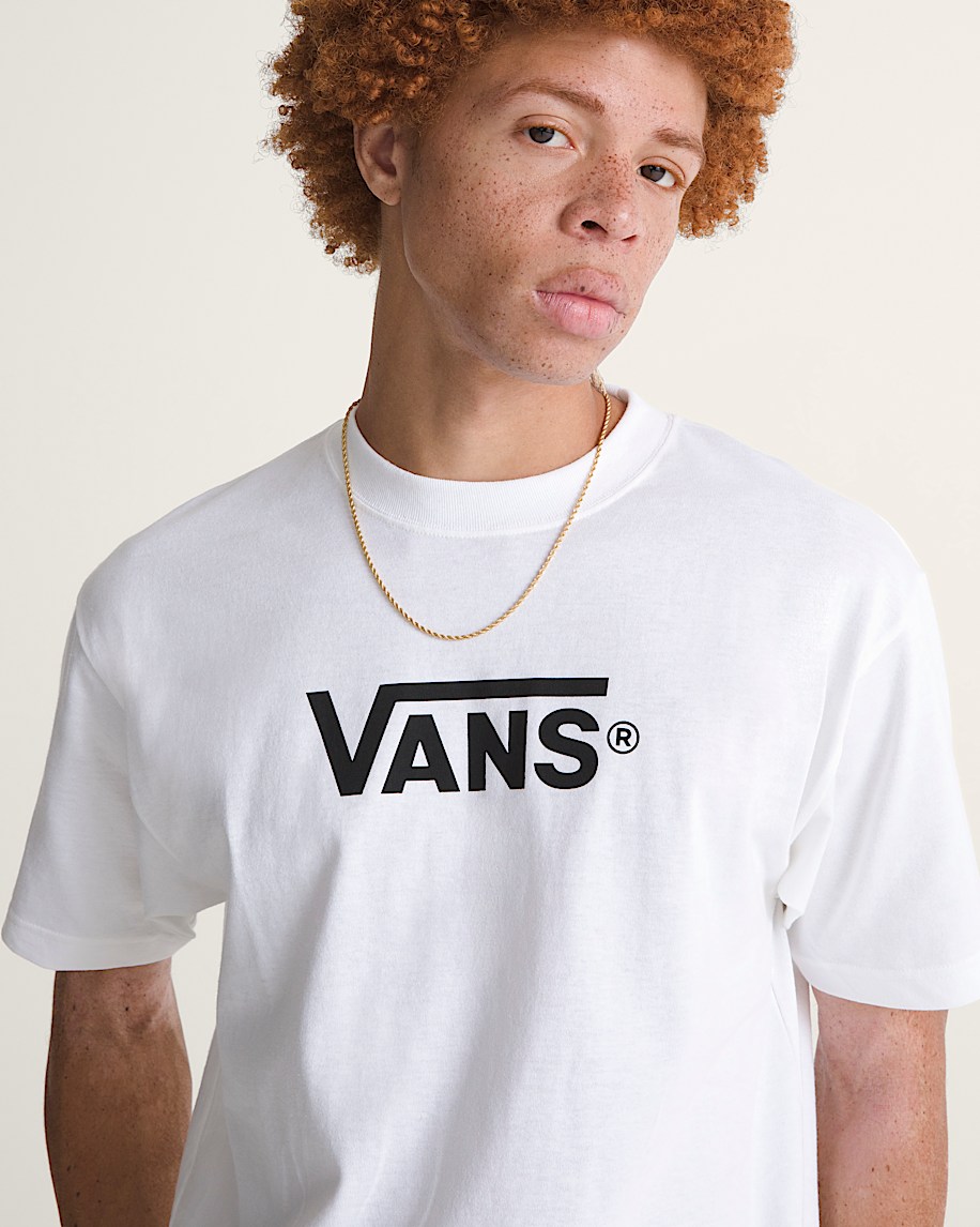 New Vans Classic TShirt VANS White  Black ALT4