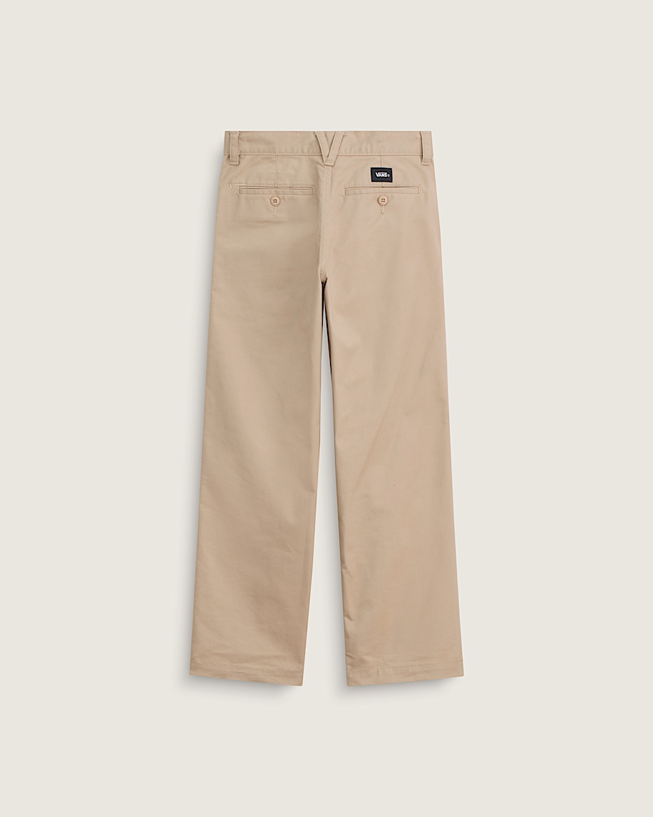 Kids Authentic Chino Loose Pants VANS Incense Brown ALT1