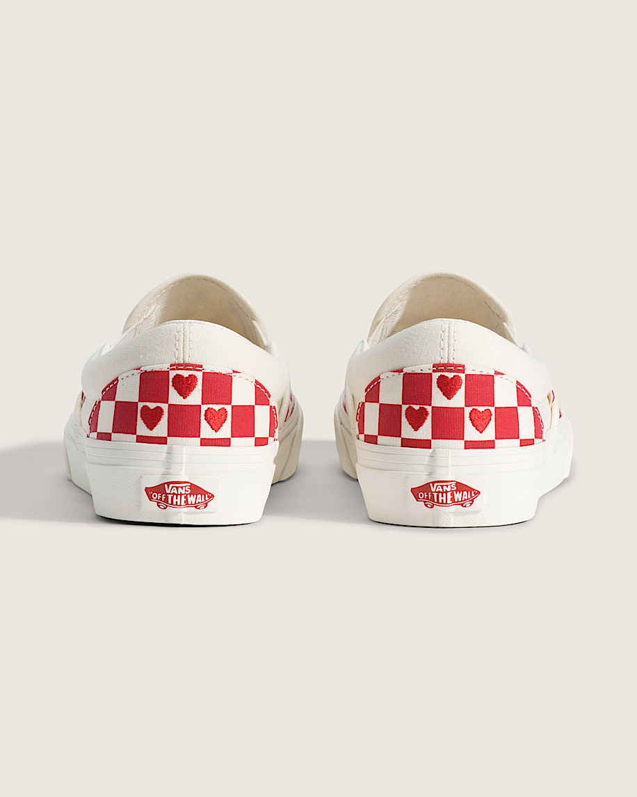 Classic SlipOn Checkerboard Shoe VANS Checkerboard Racing Red ALT3
