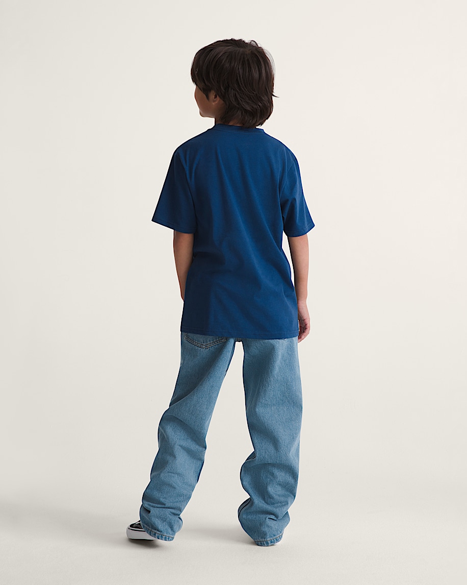 Kids Check-5 Loose Denim Pants - 3