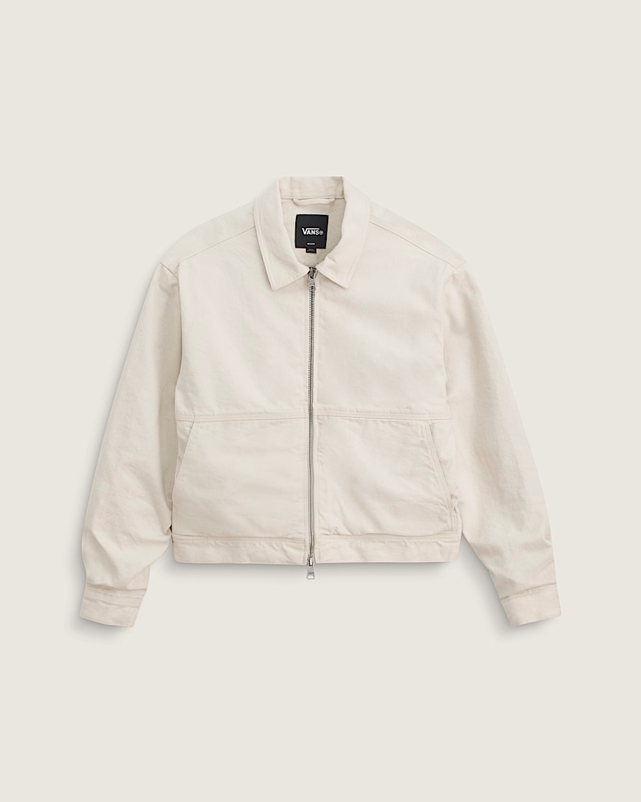 Premium Denim Station Jacket VANS Natural Seed Beige HERO