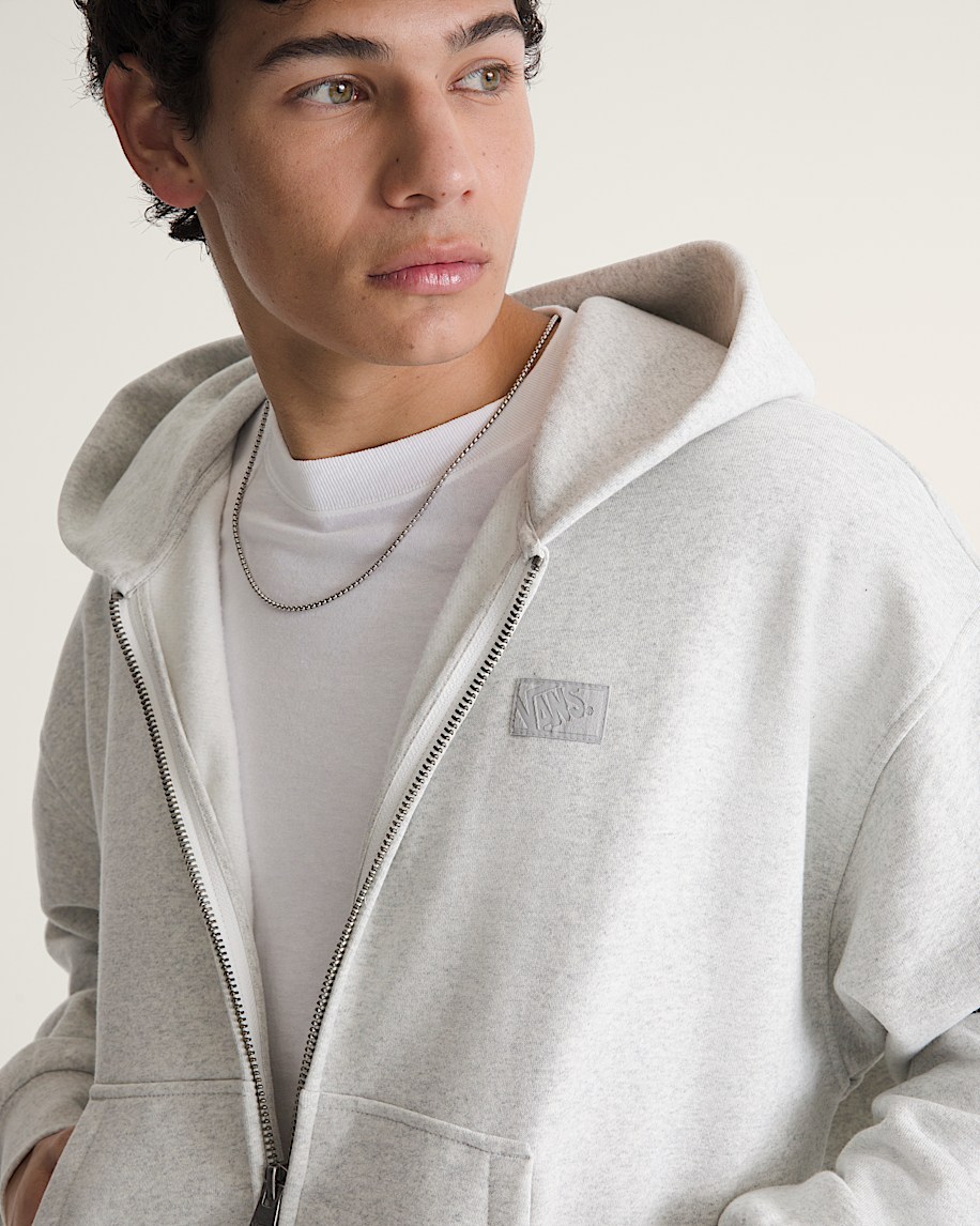 Premium Zip Hoodie VANS Ash Heather Grey ALT4