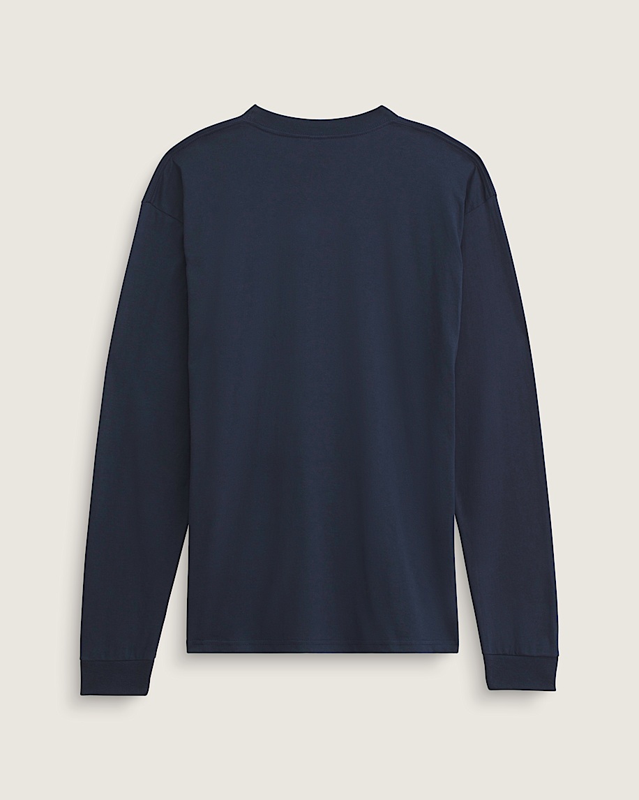 Blur Drop Long Sleeve TShirt VANS Navy ALT1