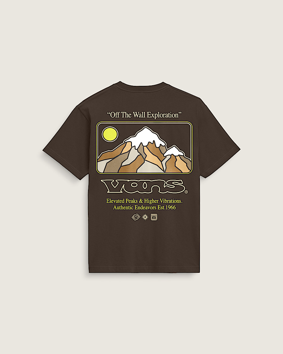 Elevated Peaks TShirt VANS Demitasse Brown HERO