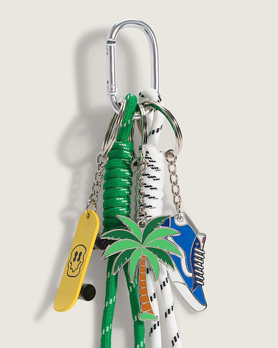 Vans Waffle Shop Coastal Cruise Bag Charm Set VANS Yellow  Green ALT1