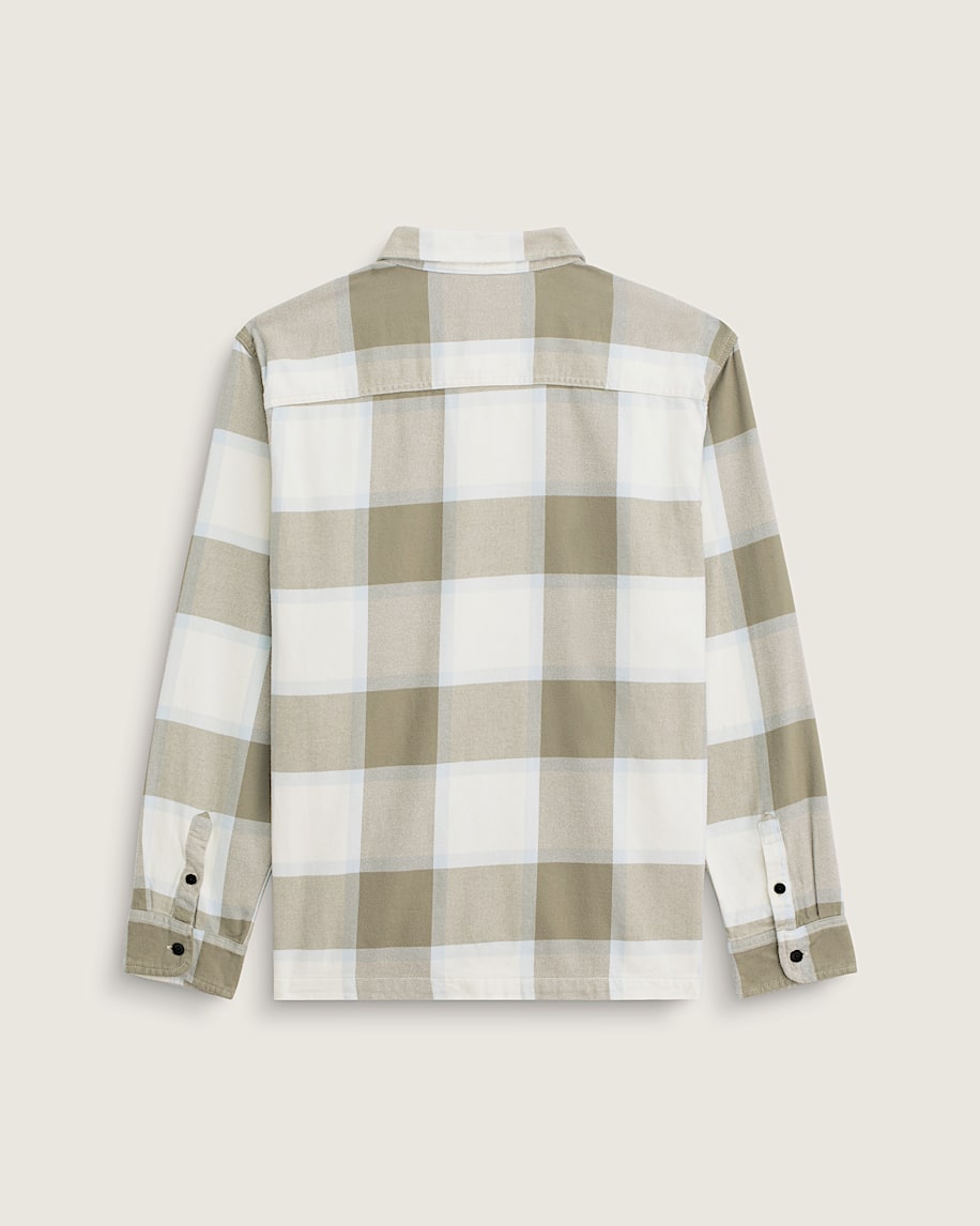 Larkspur Flannel Shirt VANS Turtledove White ALT1