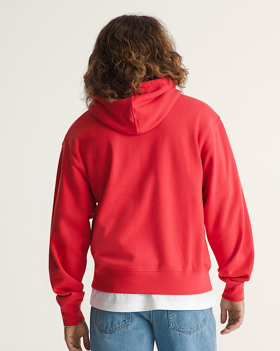 Stretch Logo Pullover Hoodie VANS Crimson Haze Red ALT3