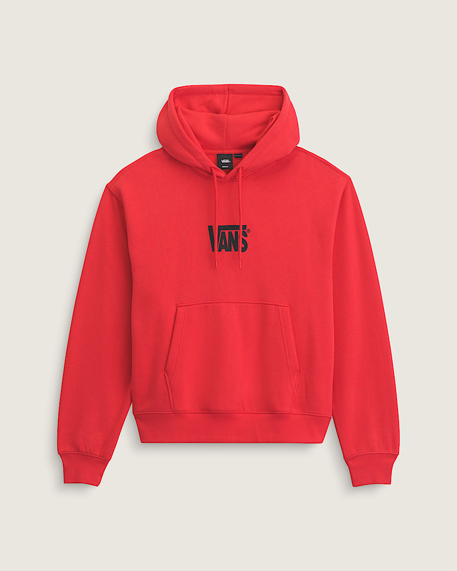 Stretch Logo Pullover Hoodie VANS Crimson Haze Red HERO