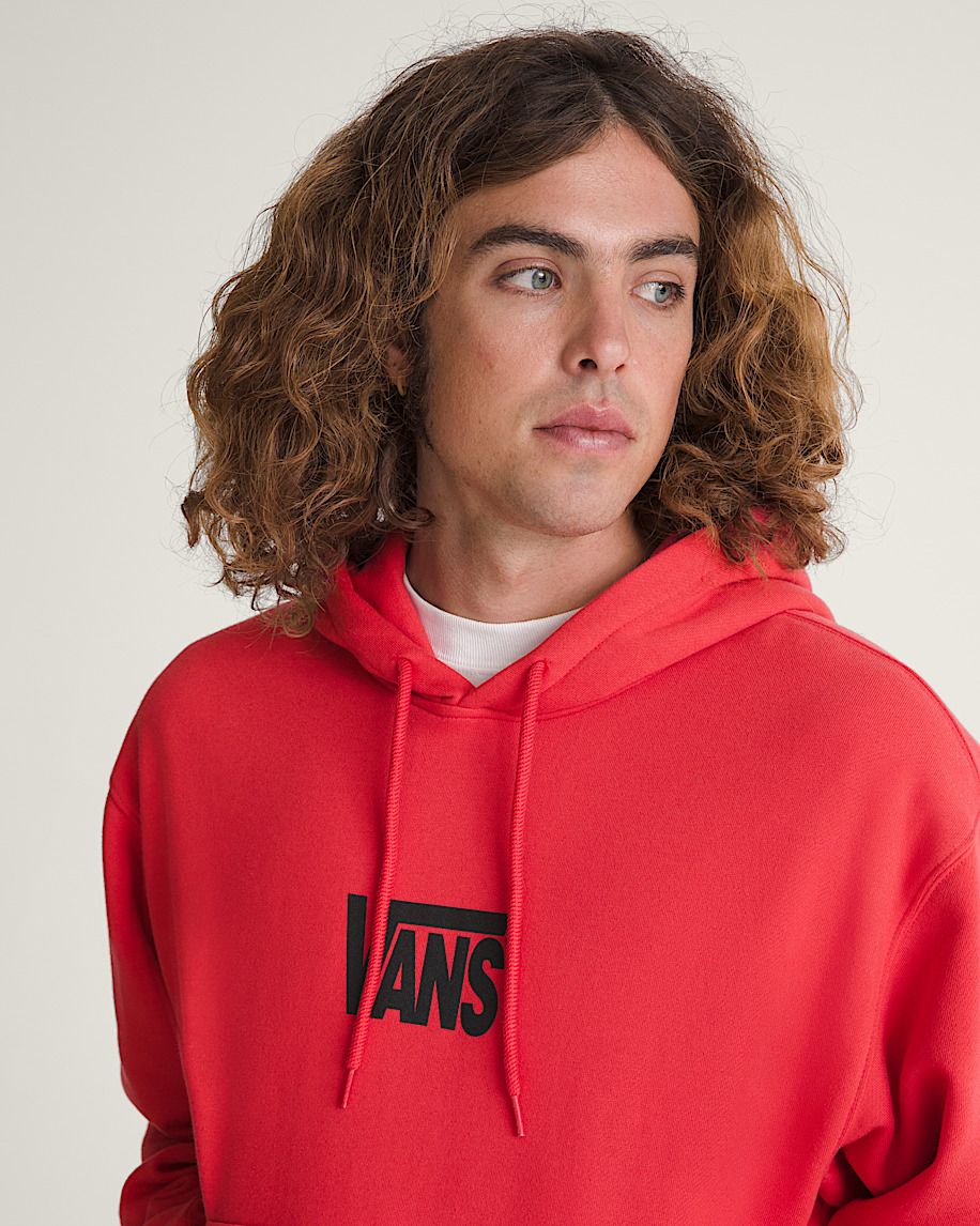 Stretch Logo Pullover Hoodie VANS Crimson Haze Red ALT5