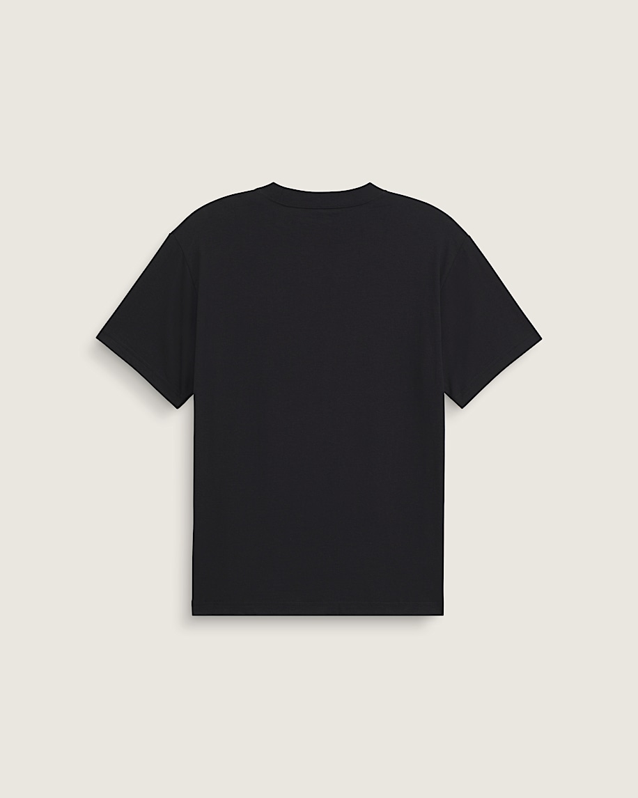 New Left Chest TShirt VANS Black  White ALT1