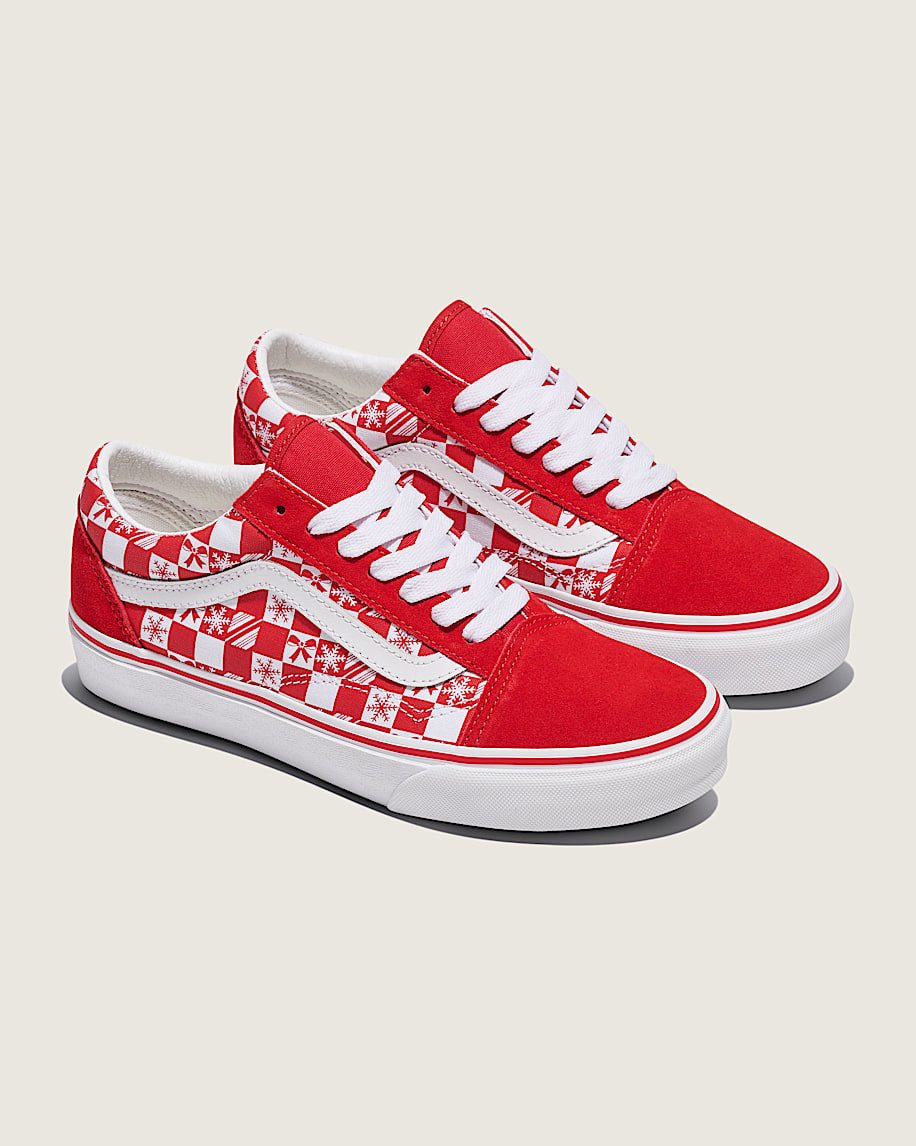 Customs Old Skool Holiday Checkerboard Shoe - 2
