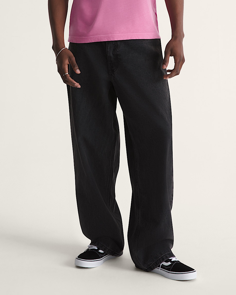 Check-5 Baggy Denim Pants - 3