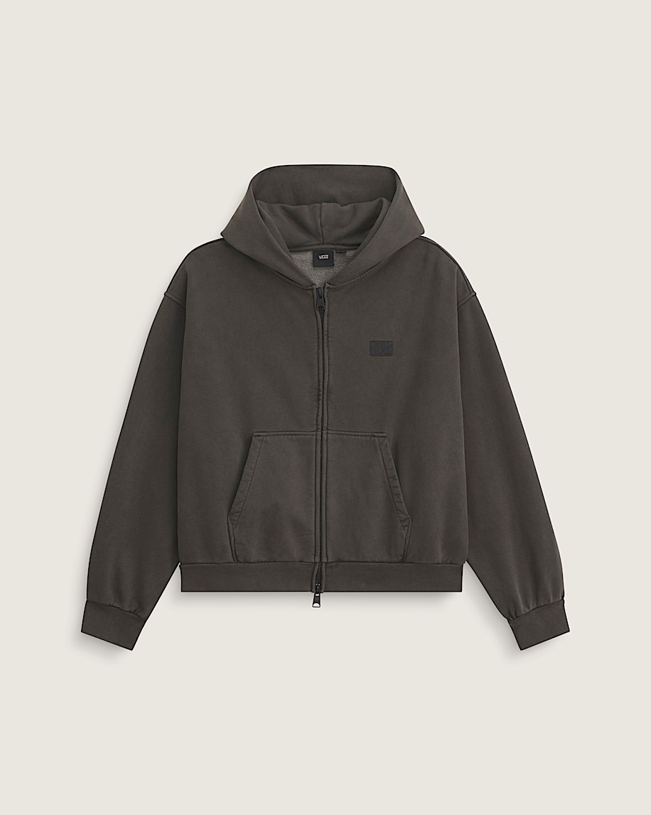 Premium Zip Hoodie VANS Faded Black HERO