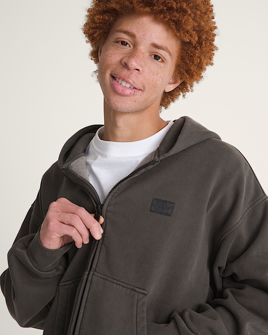 Premium Zip Hoodie VANS Faded Black ALT4