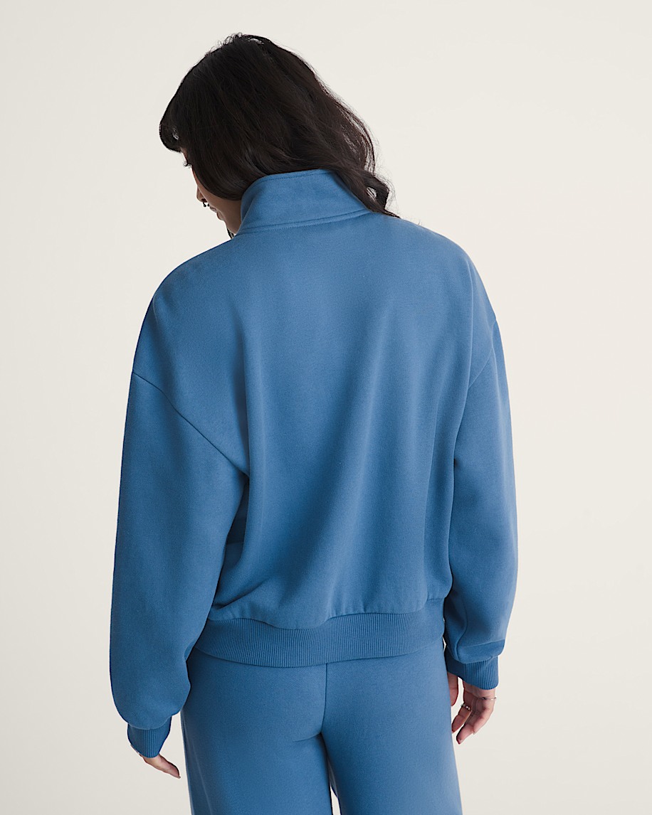 Script Logo Mock Neck Sweatshirt - 4