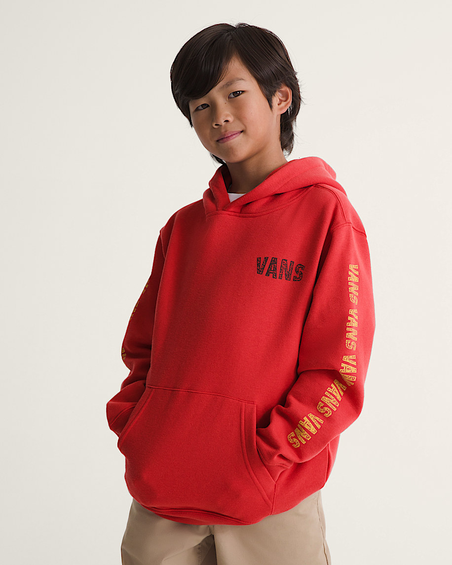 Kids Racing Flames Pullover Hoodie - 3