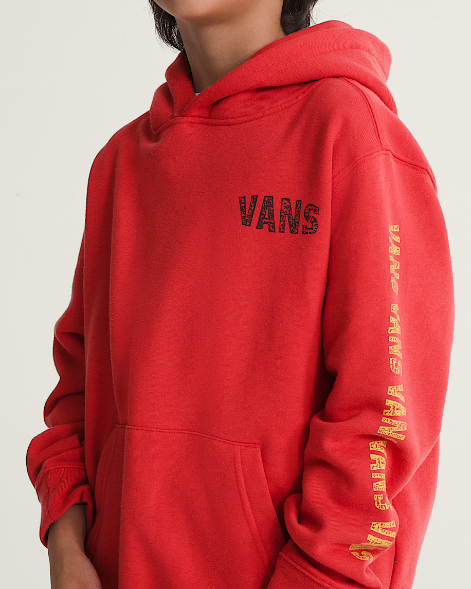 Kids Racing Flames Pullover Hoodie - 5