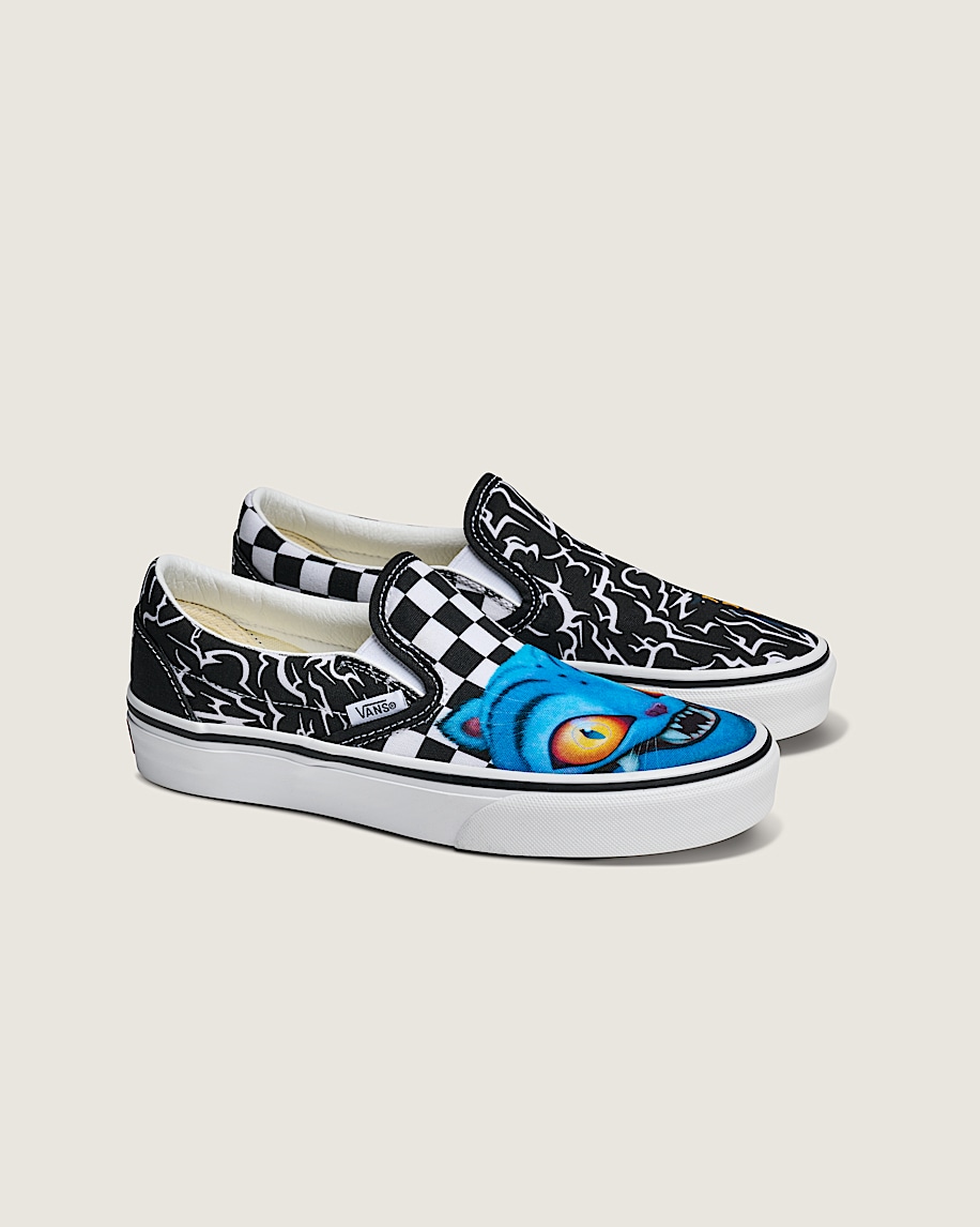 KPop Demon Hunters x Vans Big Kids Classic SlipOn Shoe VANS KPop Demon Hunters Black ALT1