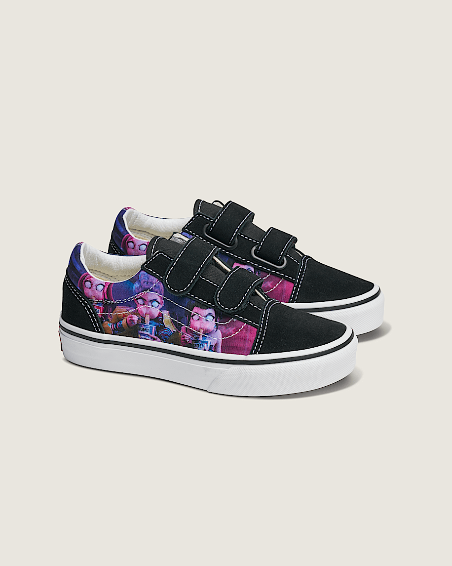 KPop Demon Hunters x Vans Little Kids Old Skool V Shoe - 2
