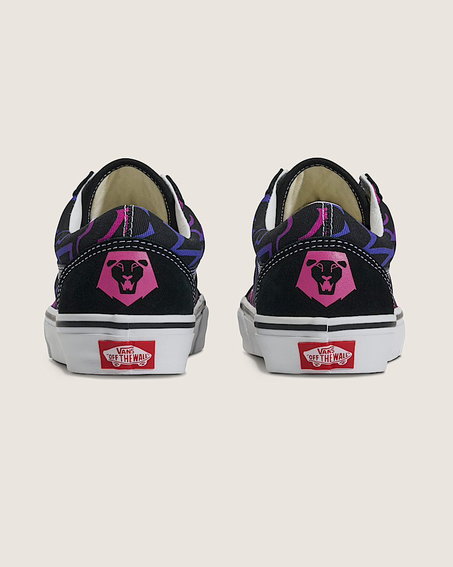 KPop Demon Hunters x Vans Old Skool Shoe VANS Kpop Demon Hunters Black  Purple ALT3