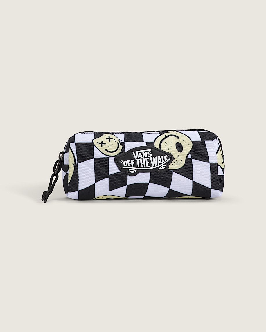 Old Skool Checkerboard Pencil Pouch VANS White  Black HERO