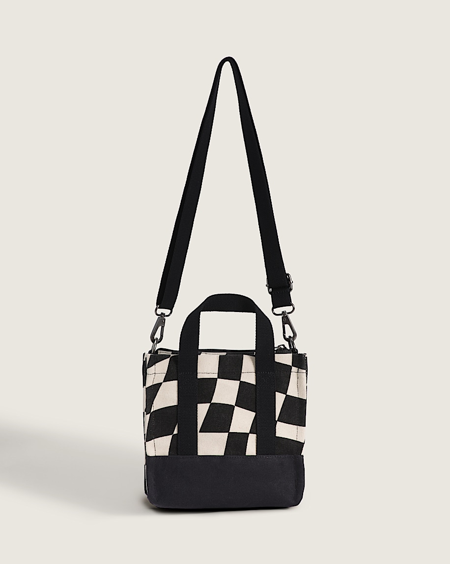 Petit sac fourretout Pergs  damier VANS Blanc guimauve ALT2