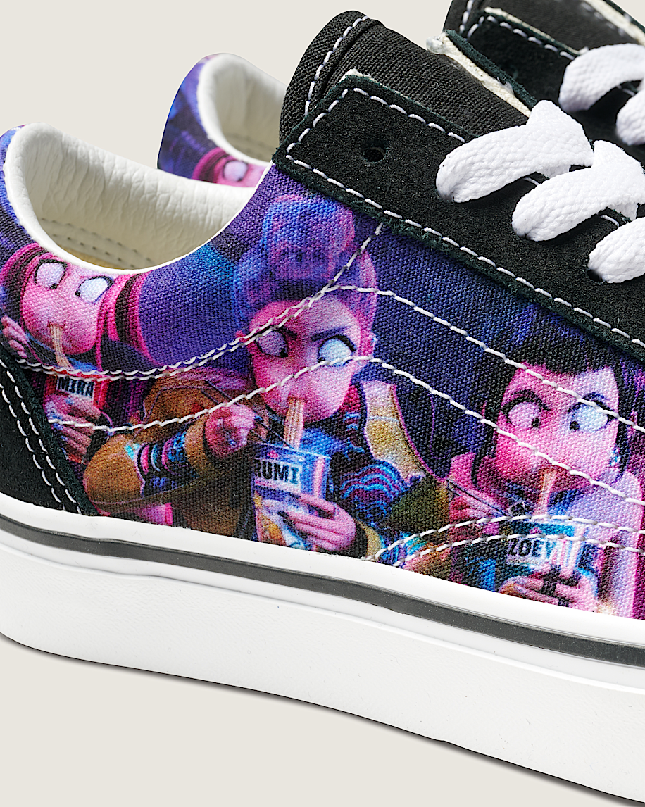 KPop Demon Hunters x Vans Big Kids Old Skool Shoe - 7