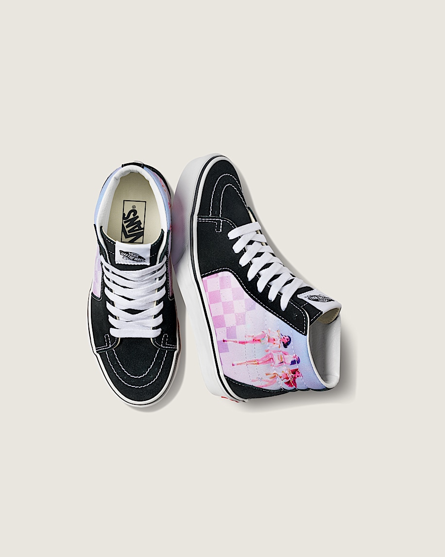 KPop Demon Hunters x Vans Big Kids SK8Hi Shoe VANS Kpop Demon Hunters Black  Purple ALT4