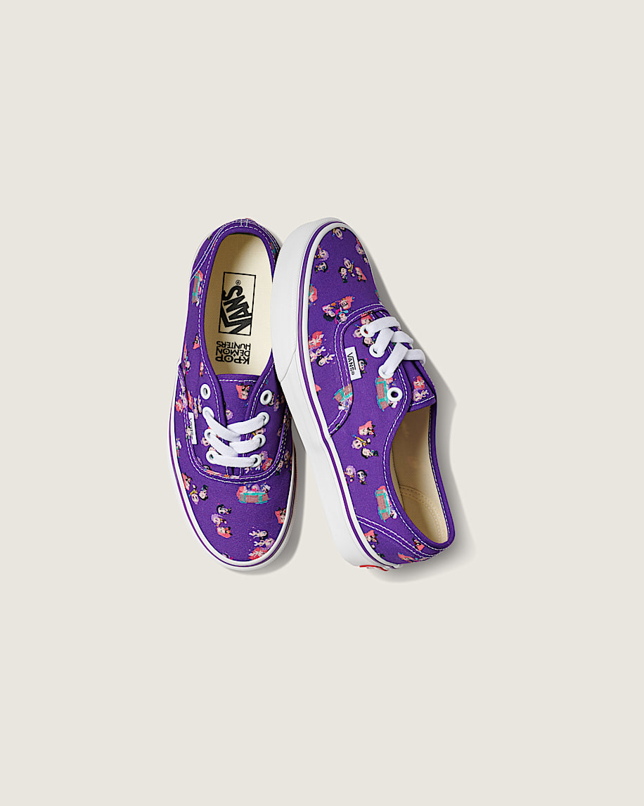 KPop Demon Hunters x Vans Big Kids Authentic Shoe VANS Kpop Demon Hunters Purple ALT4
