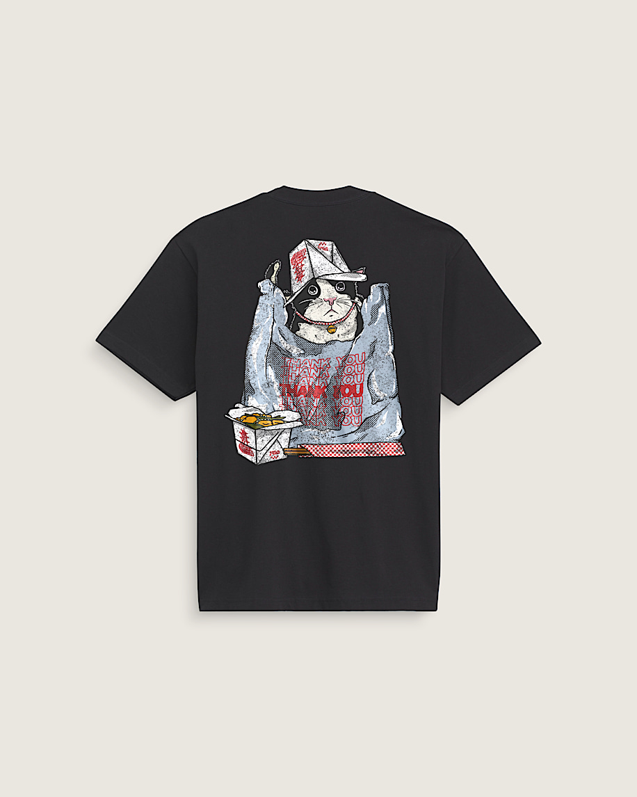 Thanks and Cat Again TShirt VANS Black HERO