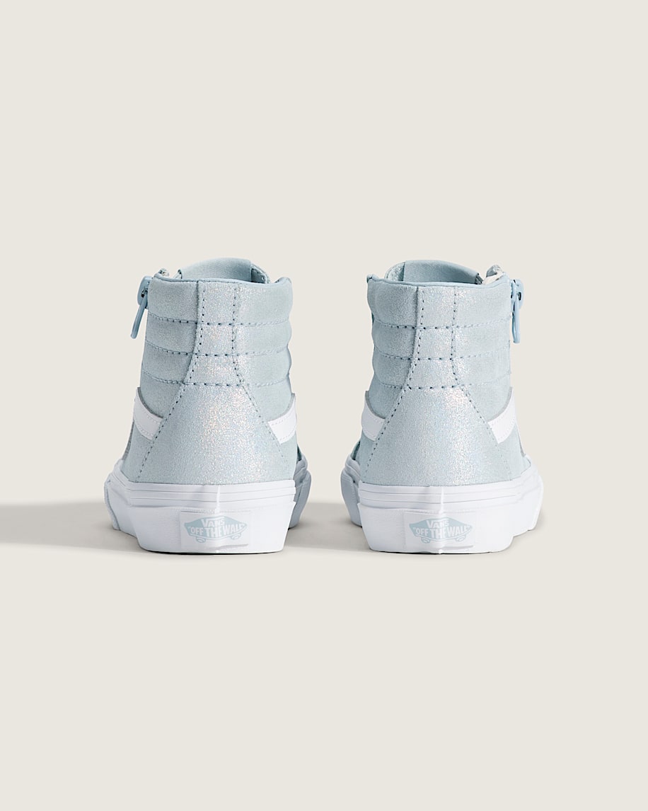 Little Kids Sk8Hi Side Zip Shoe VANS Dawn Mist Blue ALT3
