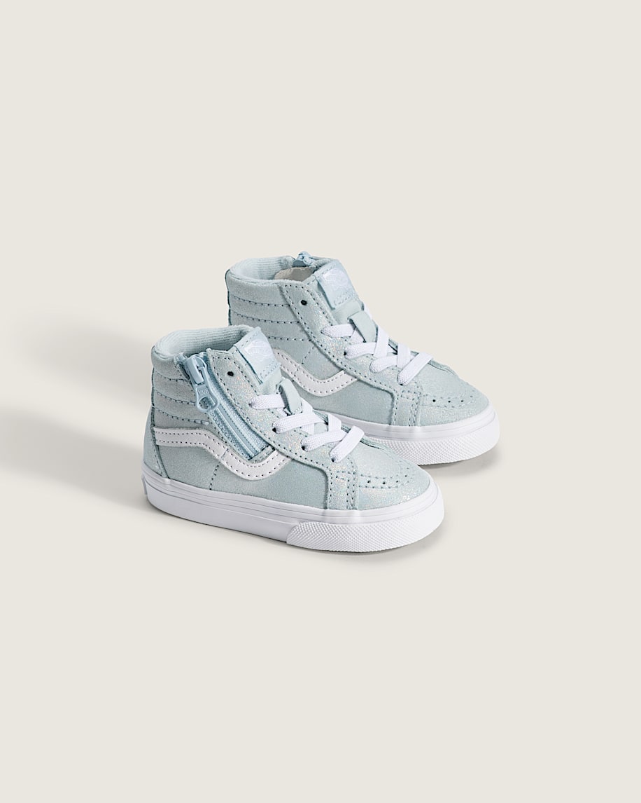 Toddler Sk8Hi Side Zip Shoe VANS Dawn Mist Blue ALT1