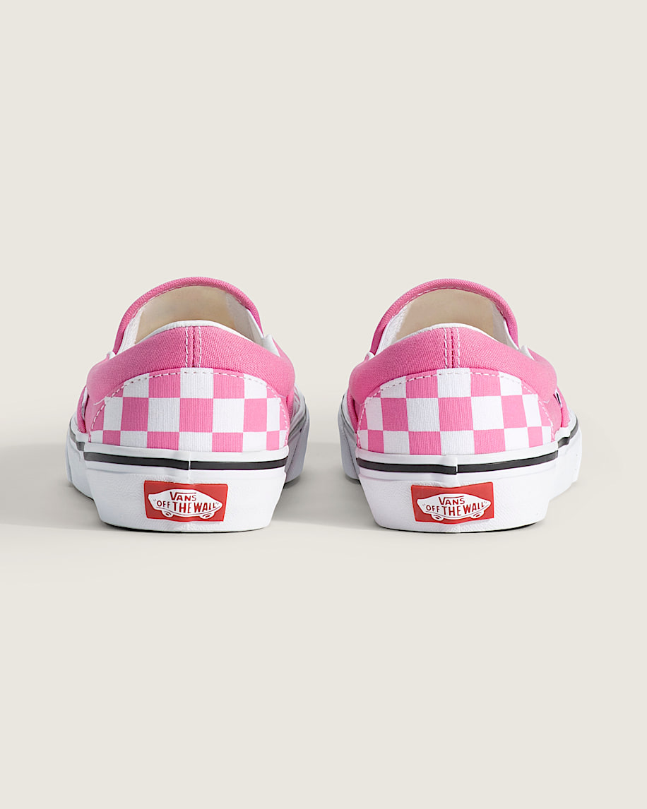 Classic SlipOn Checkerboard Shoe VANS Checkerboard Fizz Pink ALT3