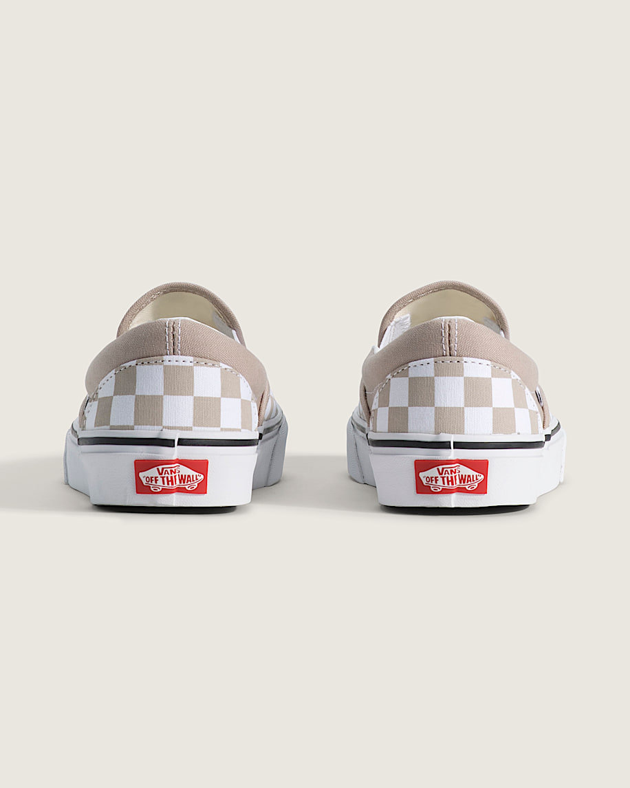 Classic SlipOn Checkerboard Shoe VANS Checkerboard Mushroom Brown ALT3
