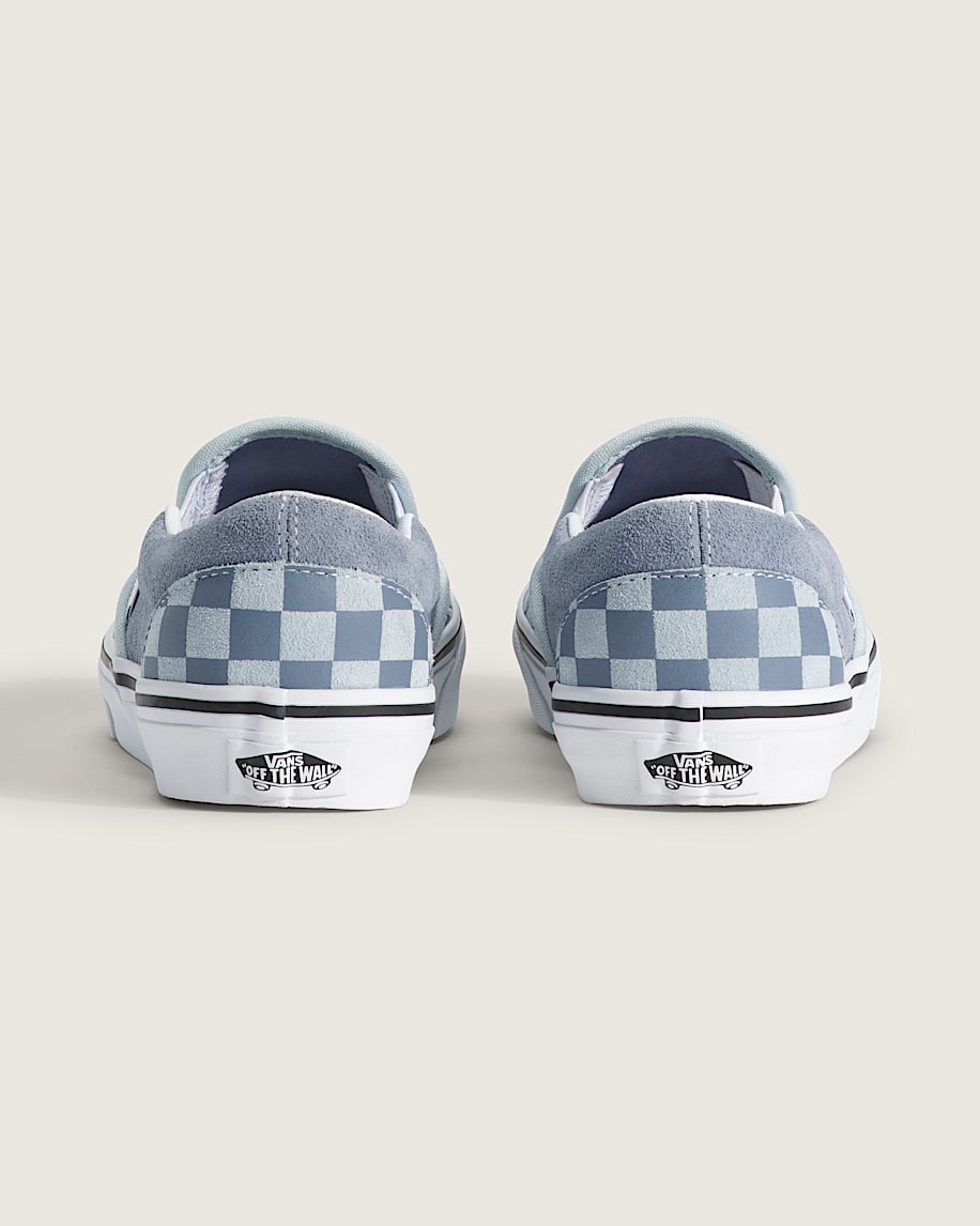 Classic SlipOn Checkerboard Shoe VANS Checkerboard Light Blue ALT3