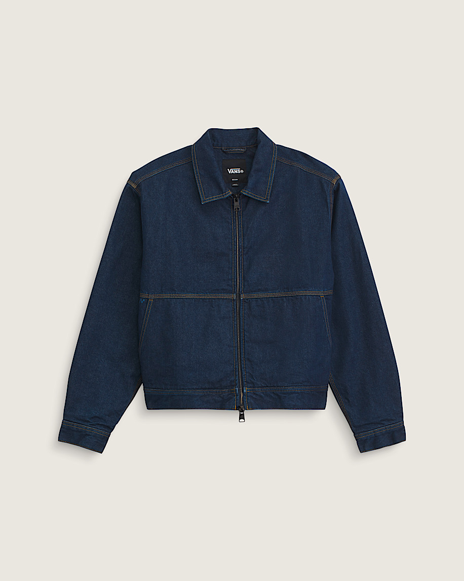 Premium Denim Station Jacket VANS Dark Indigo Blue HERO