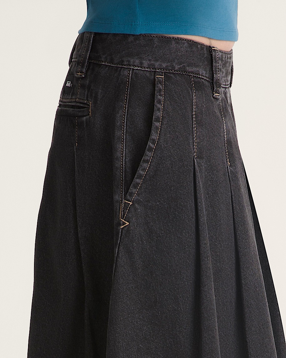 Authentic Chino Denim Skirt - 6