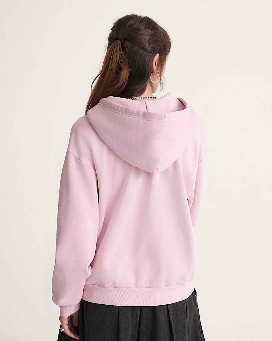 Salton Washed Full Zip Hoodie VANS CORAL BLUSH ALT3
