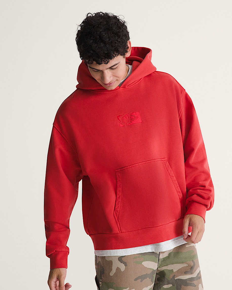 Premium Pullover Hoodie VANS Crimson Haze Red ALT2