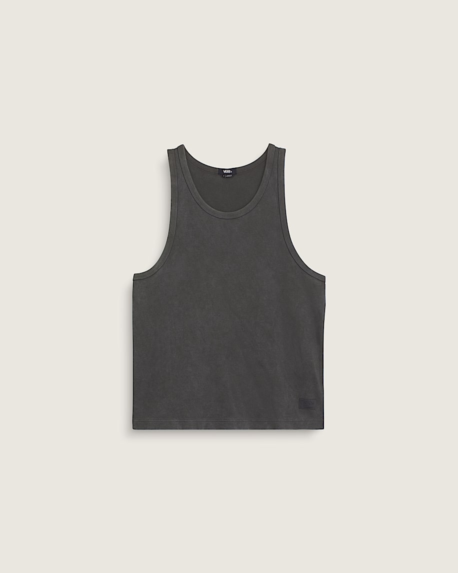 Premium Waffle Tank Top in Faded Black | Vans