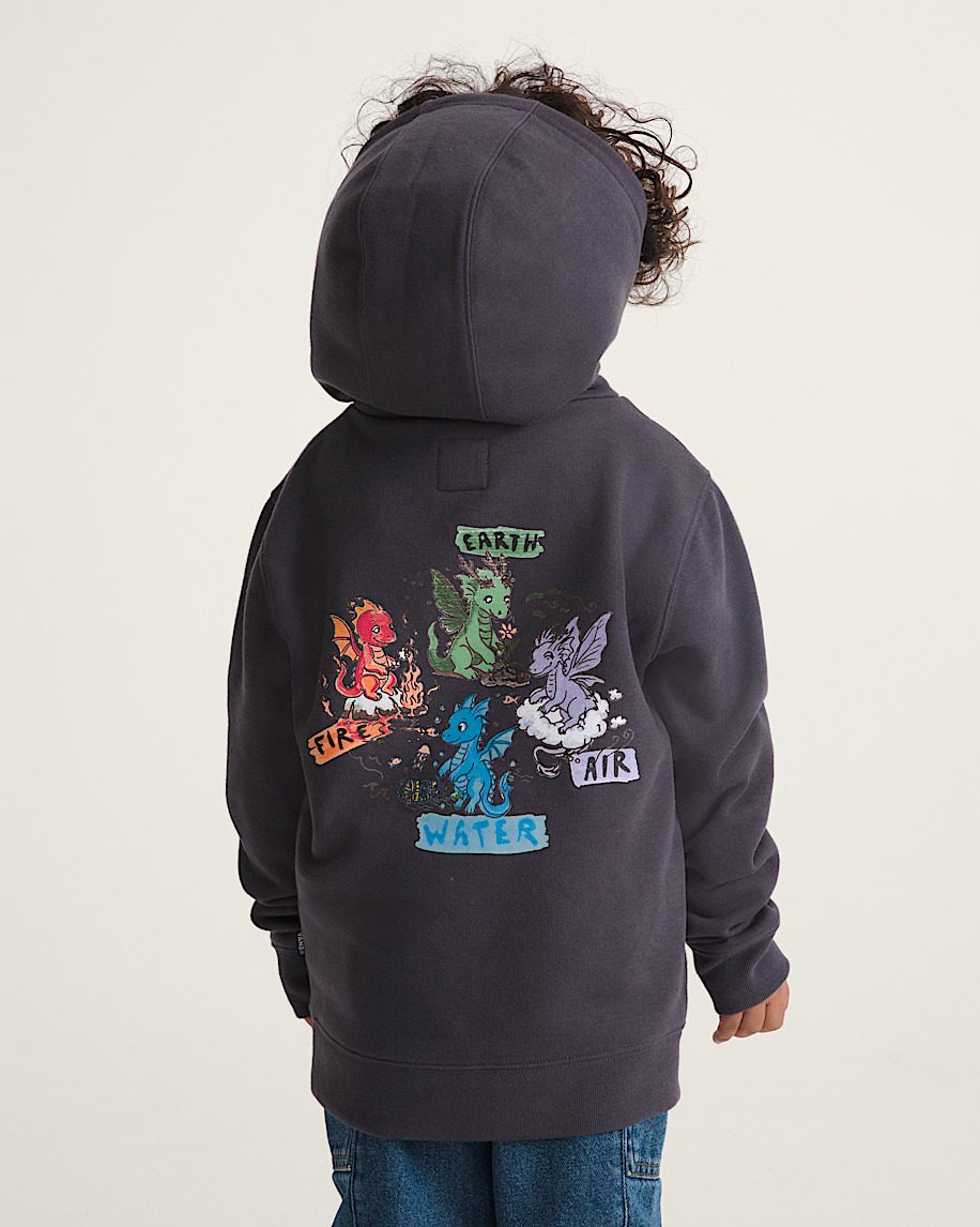 Little Kids Dragon Elements Pullover Sweatshirt - 3
