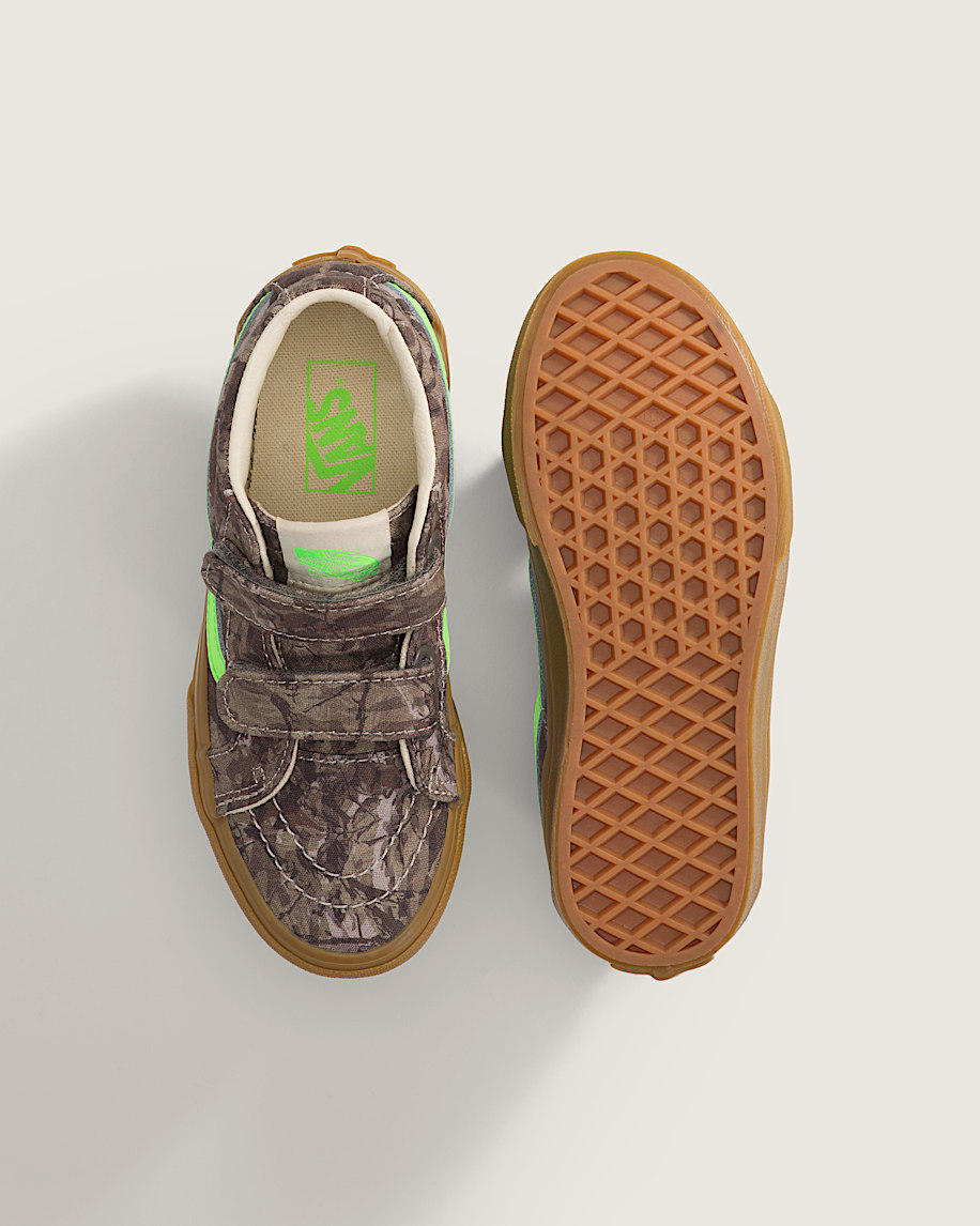 Little Kids Sk8-Mid V Shoe - 3