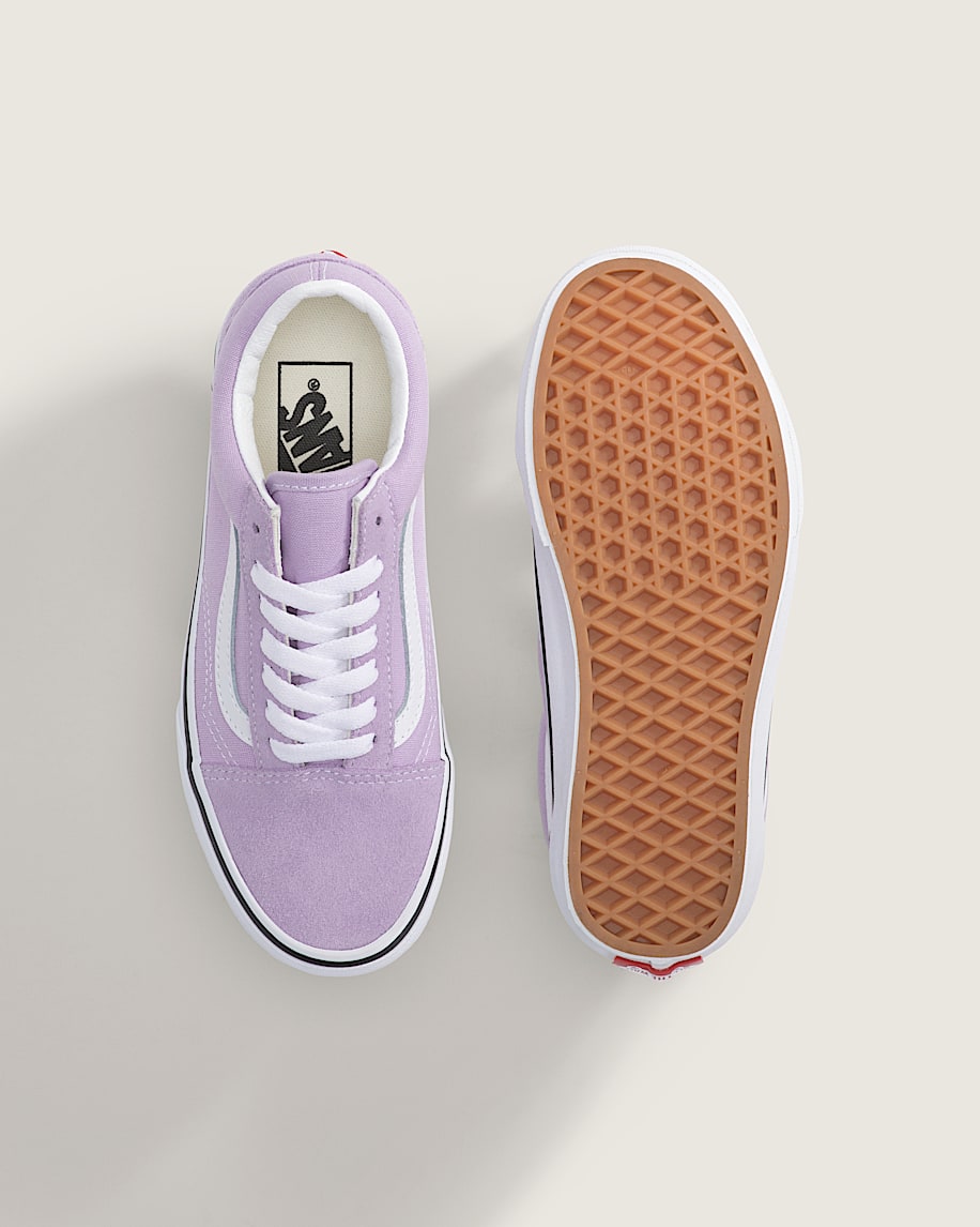 Big Kids Old Skool Shoe VANS Soft Orchid Purple ALT2