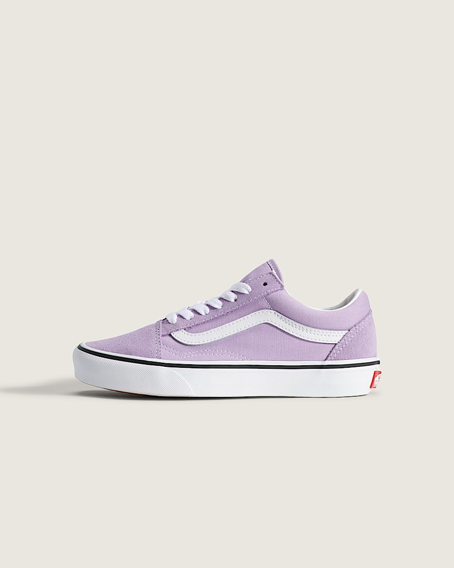 Big Kids Old Skool Shoe VANS Soft Orchid Purple HERO